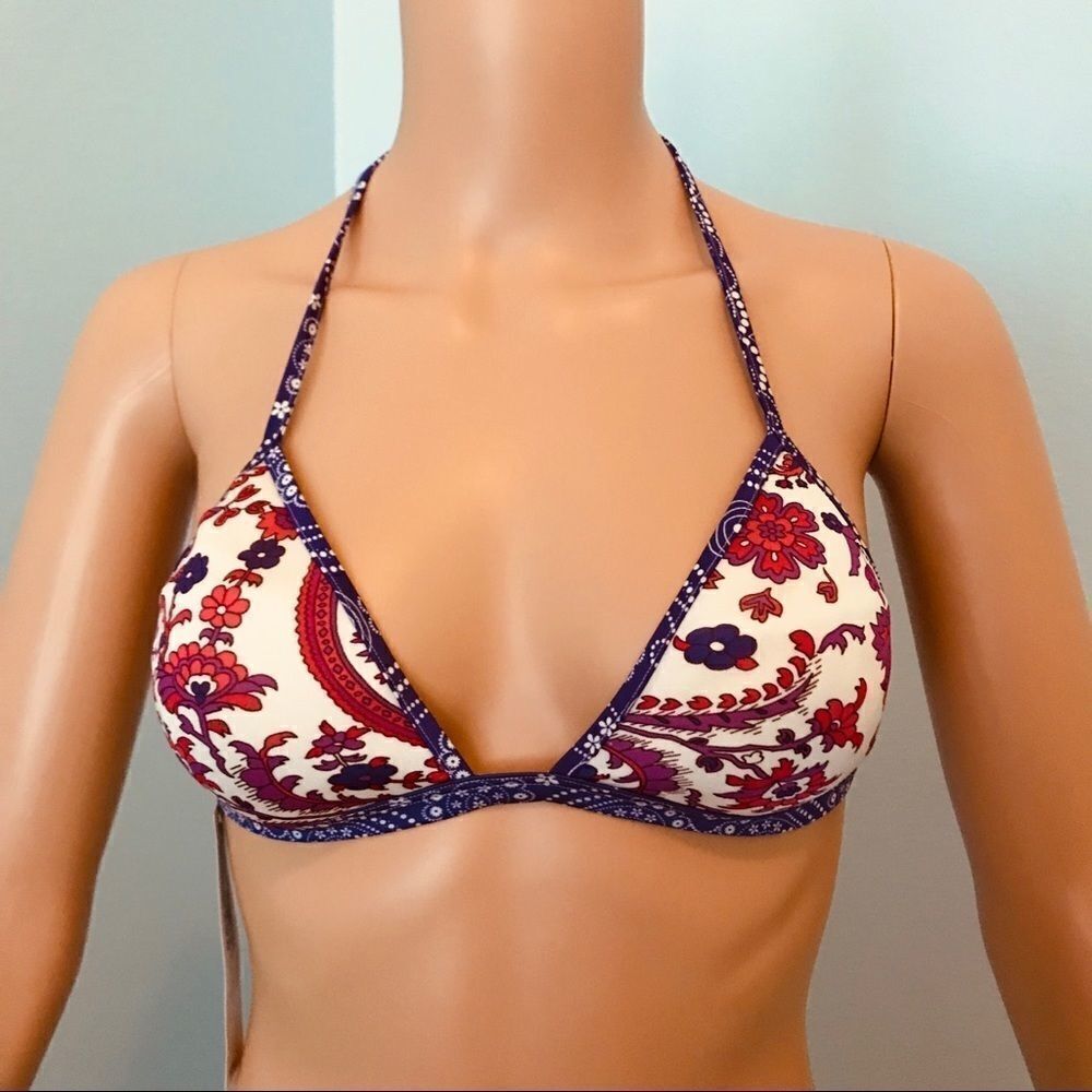 Cosabella floral Bikini triangle Top - Picture 3 of 8